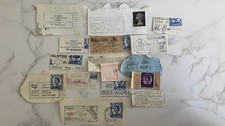 Lot x16 slogan postmarks - lot,