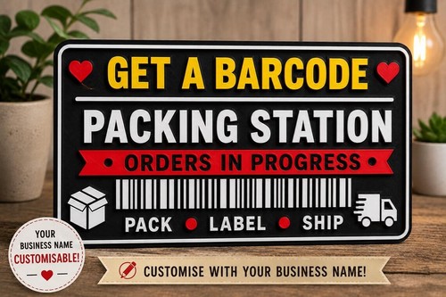 Personalised packing station - personalised,
