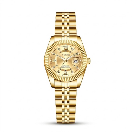 Geqck ladies gold watch - x-geqck,