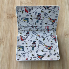 Ladies Business Card Holder Cath Kidston - Bird Design - leaving gift - not used