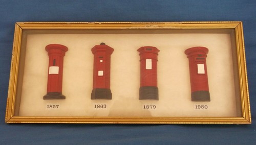 Post pillar box through - through, the