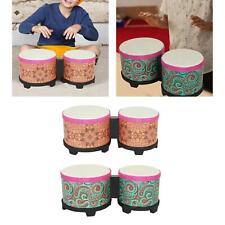 Bongo Drum Portable Dancing Hand Drum Practicing Teaching Aid Congas Drum for