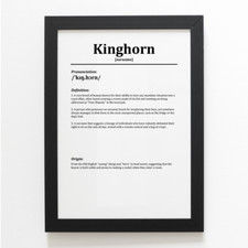 A4 PRINT - Kinghorn - Funny