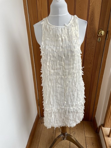 Zara shimmery fringed tab - zara,