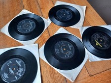 5 Vgc 45 Beatles Records Lps