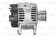 Alternator with belt pulley