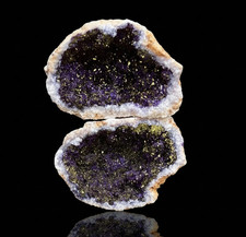 Crystal Geode Pair with