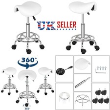 PU Leather Salon Saddle Stool