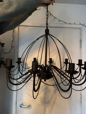 Black Metal Chandelier and