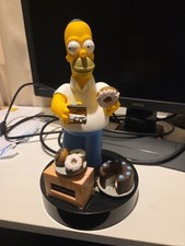The Simpsons Homer Simpson Talking Alarm Clock 1998 20th Century Fox *TESTED*
