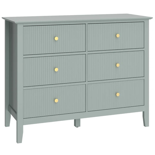 Fluted chest drawers - of,