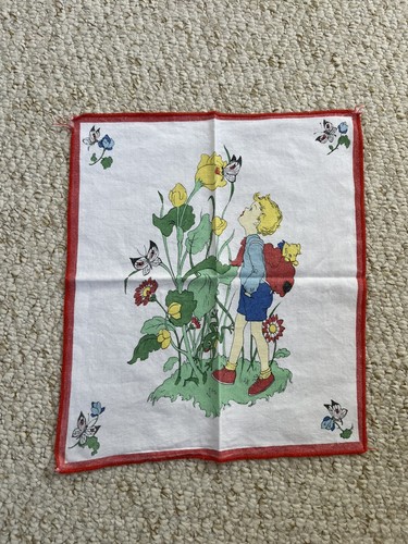 Vintage retro handkerchief - vintage,