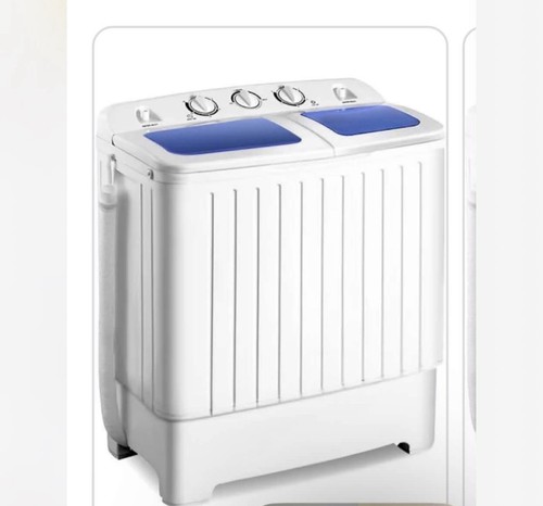 Portable twin tub top - twin, top-loading