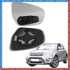 Suzuki Vitara Right Driver wing mirror glass 2015-2024 side Wide angle Heated