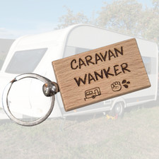 Caravan Wanker Keyring Gift