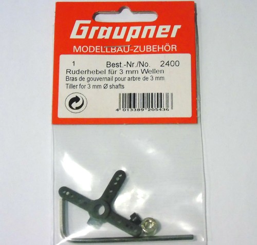 Graupner servo arm tiller - arm,