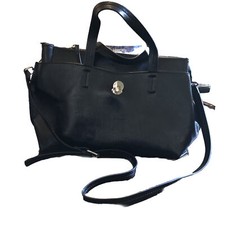 Zara Black Faux Leather Bag