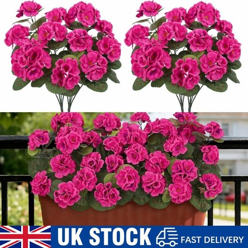 4pcs artificial geranium - 4pcs,