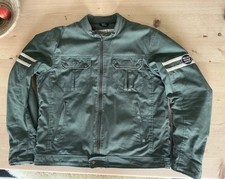 Richa Fullmer Motorcycle Motorbike Retro Textile Jacket Green Size XXL Full D30