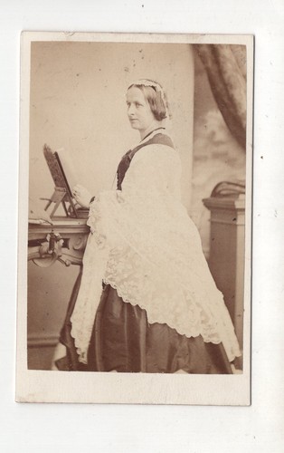 Victorian woman lace - woman, shawl