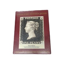 Penny Black - 200 piece Wentworth wooden puzzle stamp Royal Mail Factory Sealed 