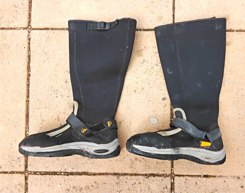 Sea kayaking boots - kayaking,
