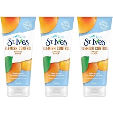 St. Ives Blemish Control Apricot Face Scrub 170g x 3 | Deep Exfoliating Cleanser
