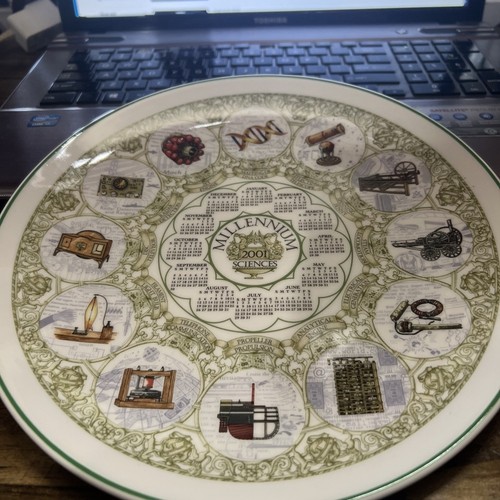 Wedgwood calendar plate 2001 - wedgwood,