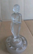 Art Deco  Pressed Glass Flower