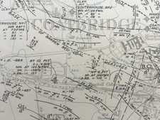 Geo Map of Coatbridge. 1914