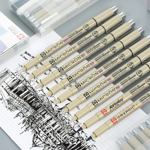 11pc sakura pigma micron - 11pc,
