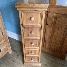 Solid Pine CD/DVD Storage Unit COLLECTION ONLY