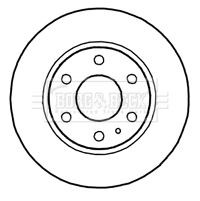 BORG & BECK BBD4710 Brake Disc