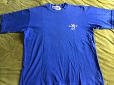 RETRO BLUE FLAG 1970s BLUE CHELSEA FOOTBALL SHIRT CFC 2 Star BADGE L 42 Inch