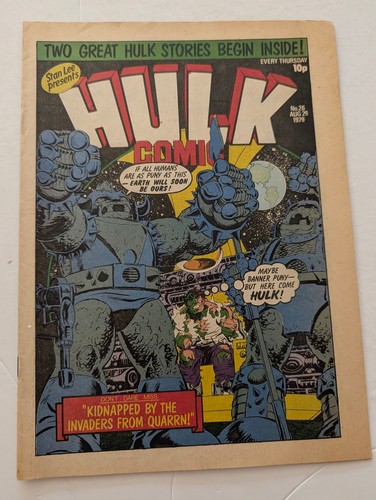 Hulk comic august - comic,
