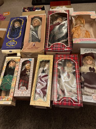 Porcelain dolls collection - porcelain,