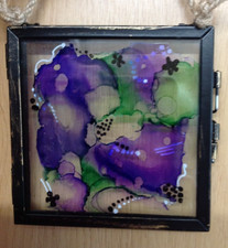 Org Alcohol Ink & Pen Painting