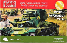 WW2V20023 1/72 BRITISH A9 CRUISER TANK Plastic Soldier NEW 20mm WW2