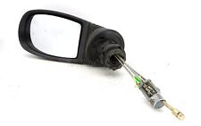 Fiat Punto 188 188AX (1999-2006) Left Side (Passenger) Manual Door Mirror Black