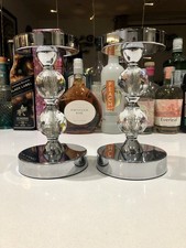 Pair Of Two Crystal Candle