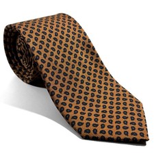 Honey Brown Small Paisley