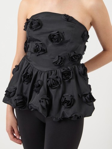 Ladies bustier corset black - bustier,