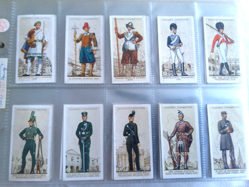Players cigarette cards army - cards,,