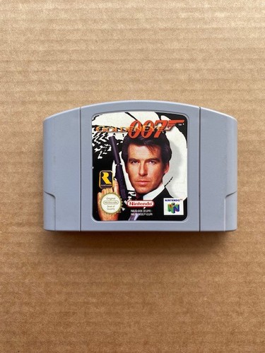 N64 goldeneye game tested - goldeneye, and