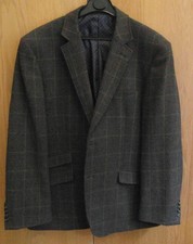 Broadstone Brothers Tweed Blazer Mens 48R Brown Sporting Jacket by Slaters