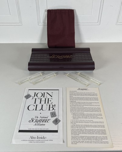Vtg 1990 scrabble deluxe - vtg,