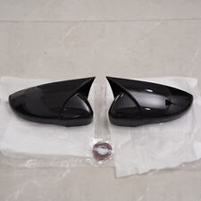 Pair Gloss Black Wing Mirror