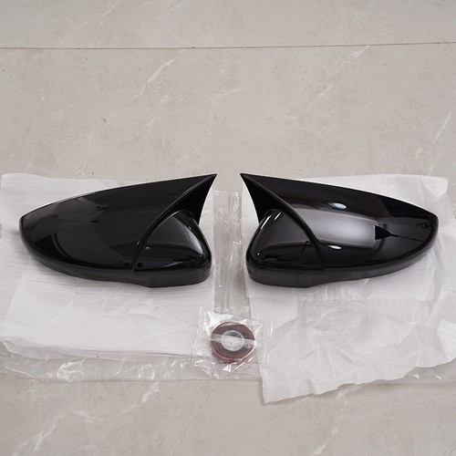 Pair gloss black wing mirror - pair,