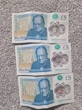 AK47 genuine £5 bank notes 3