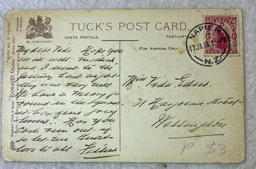 New zealand 1908 tuck - new,
